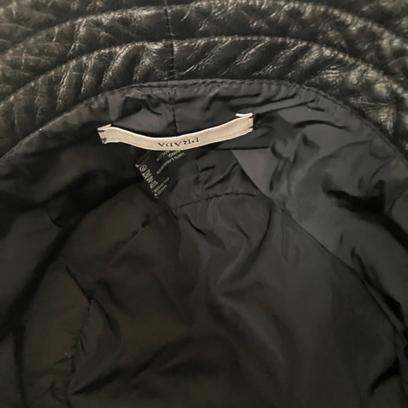 Prada lambskin leather bucket hat - Picture 11 of 13